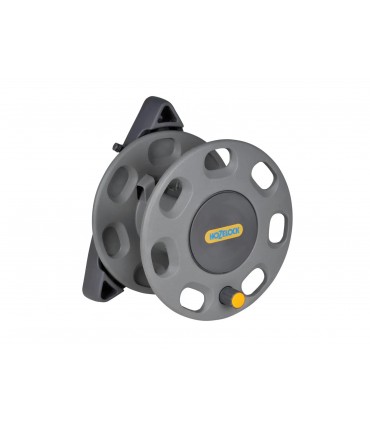 Hozelock Wall-Mounted Hose Reel with Hose Guide and Wall Fittings