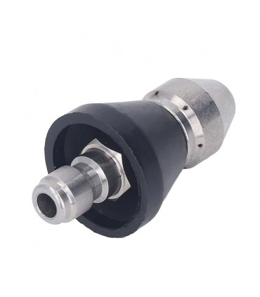 Anti Corrosion Pointed Pressure Washer Turbo Nozzle (Middle Head Rear 6 Holes 1/4in NPT)