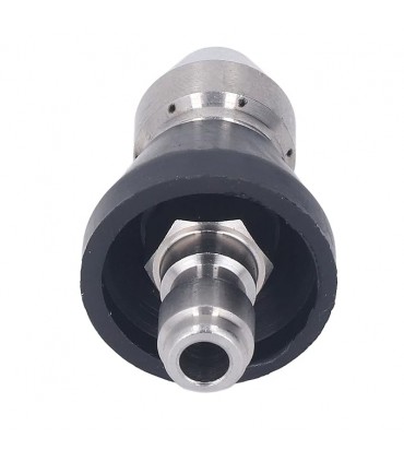 Anti Corrosion Pointed Pressure Washer Turbo Nozzle (Middle Head Rear 6 Holes 1/4in NPT)