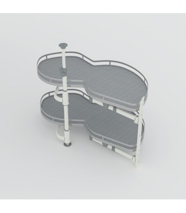 HAFELE Olla Move L-Shaped Soft-Close Corner Cabinets