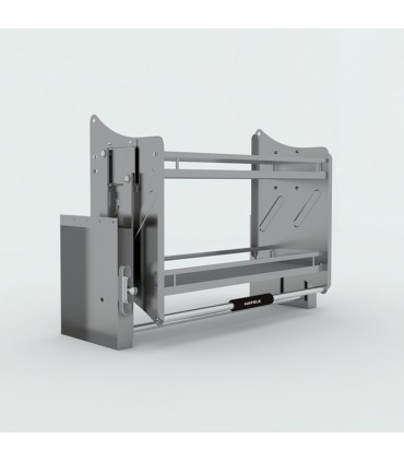 HAFELE Oria Soft-Close Lift and Pull Down Wall Cabinet Baskets