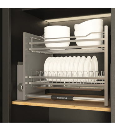 HAFELE Lento Modern Pull Up and Pull Down Wall Cabinet Baskets