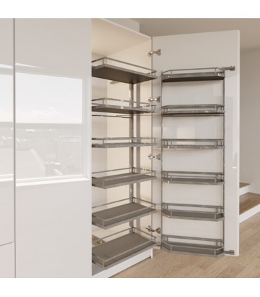 HAFELE Kara Swing Anti-Slip Tall Unit Cabinet Baskets - Nano