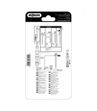 Hozelock 2788 End-of-Line Adjustable Sprinkler Spikes
