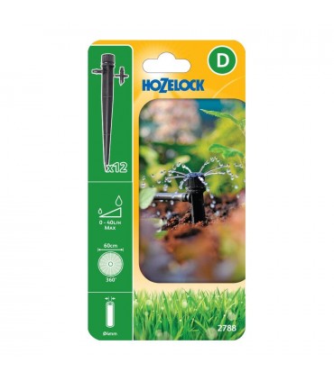 Hozelock 2788 End-of-Line Adjustable Sprinkler Spikes