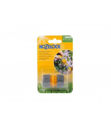 Hozelock 2100 5 Bars Hose Extend Repair Connector - Yellow & Grey