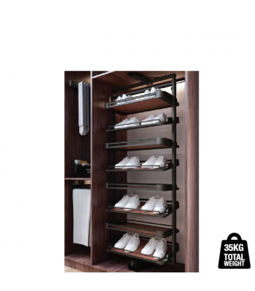 LUfi Caldo 019 Rotary Shoe Rack 8 Layer With Soft Close