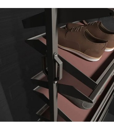 LUfi Caldo 019 Rotary Shoe Rack 8 Layer With Soft Close