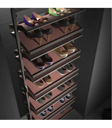 LUfi Caldo 019 Rotary Shoe Rack 8 Layer With Soft Close