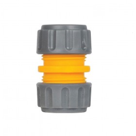 Hozelock  5 Bars Hose  Extend Repair Connector - Yellow & Grey
