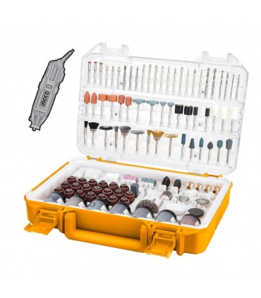 Ingco 420 Pieces Accessories Set for Mini Die Grinder Drill