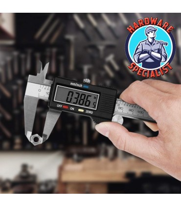 Hardware Specialist 150mm Stainless Steel Digital Caliper with Box
