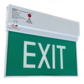 Sled- X2 Self-Contained White Led Emergency Exit Light