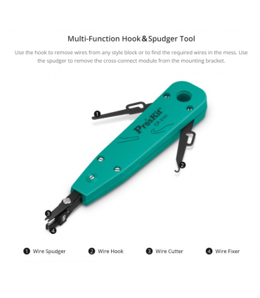 Pro'sKit Punch Down Termination Tool for Krone