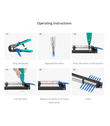 Pro'sKit Punch Down Termination Tool for Krone