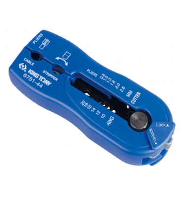 King Tony Wire Cutter/Wire Stripper/Cable Cutter - Blue
