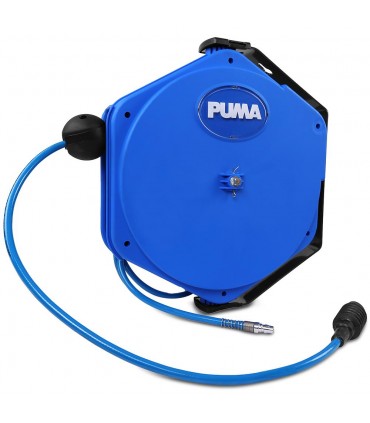 Puma Wall Mounted Air Hose Reel - Blue