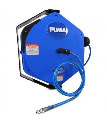 Puma Wall Mounted Air Hose Reel - Blue