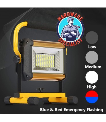 100 Watt LED Rechargeable Flood Light - ‎RBLFL100W-R