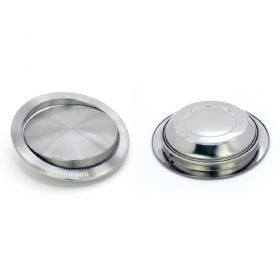 ecoWare 304 Stainless Steel Flap Lid Trash Bin Cover