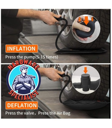 Automotive Professional Air Pump Wedge Bag/Alignment Tool Kit