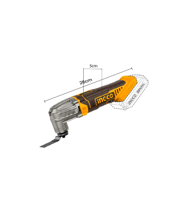 Ingco 20V Lithium-Ion 3.2° Angle Cordless Oscillation Tool - Bare Unit