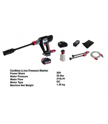 Beiter 20V Lithium-Ion Hydro Gun Car Wash Cordless Pressure Washer