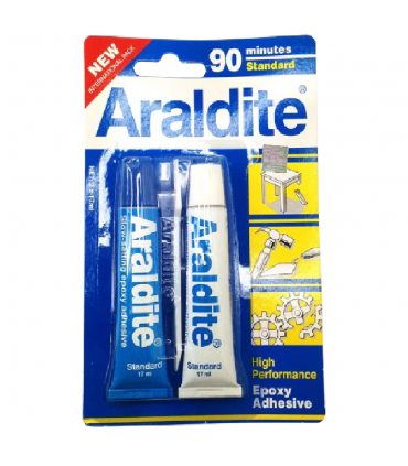 Araldite Standard Heavy Duty High Performance Epoxy Adhesive -  2 x 17mL