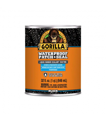 Gorilla Waterproof Patch & Seal Liquid Rubber Sealant Coating - 32 oz
