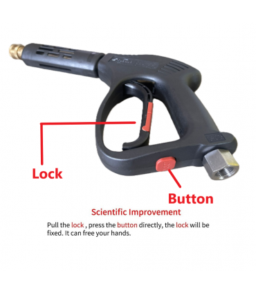 Hardware Specialist SL-8900 Premium Pressure Washer Gun With Quick Release Function