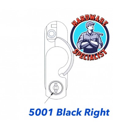 Hardware Specialist 5001 Child Safe Sliding Window Crescent Lock