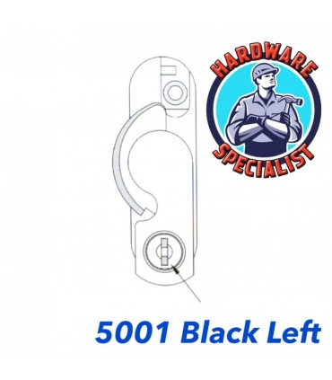 Hardware Specialist 5001 Child Safe Sliding Window Crescent Lock