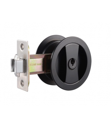 Nikawa SD88 Flush Concealed Screw Round Design Sliding Door Lock
