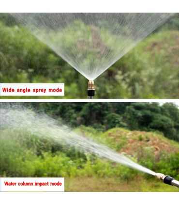 Garden Hose Adjustable Bullet low-Pressure Spray Nozzle