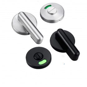 Hardware Specialist Engaged Bathroom Toilet Round Indicator Toilet Door Lock