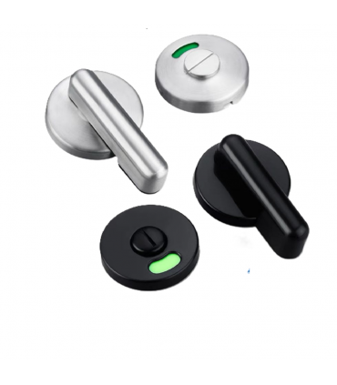 Hardware Specialist Engaged Bathroom Toilet Round Indicator Toilet Door Lock
