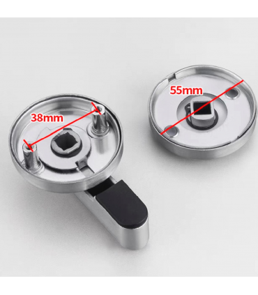 Hardware Specialist Engaged Bathroom Toilet Round Indicator Toilet Door Lock
