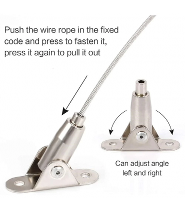Hardware Specialist Wire Rope Suspension Clamp Hook