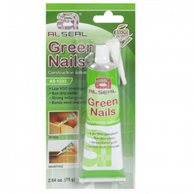 Alseal AS-1233 Low VOC Green Nails Strong Construction Adhesive - 75g