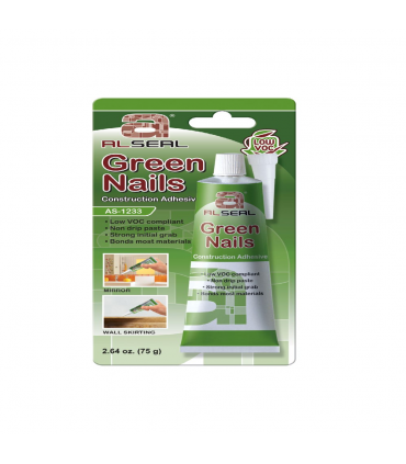 Alseal AS-1233 Low VOC Green Nails Strong Construction Adhesive - 75g