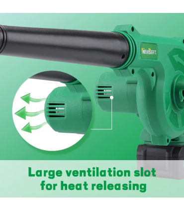 NewBeat 21V 4.0 Ah Big Fan Cordless Leaf Blower Kit