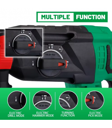 Newbeat NBT-CRH-26C 21V Brushless 2 x 4.0 Ah Cordless Rotary KitHammer