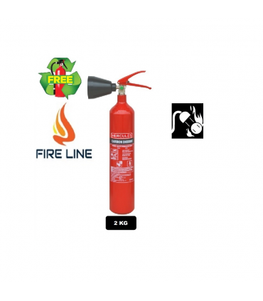 Hercules Carbon Dioxide Squeeze Lever Fire Extinguisher