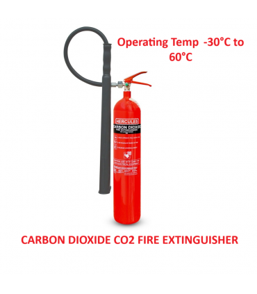 Hercules Carbon Dioxide Squeeze Lever Fire Extinguisher