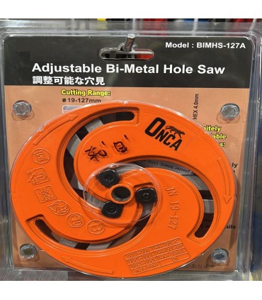 ONCA Adjustable Metal Wood Circle Cutter Bi-Metal Hole Saw Set