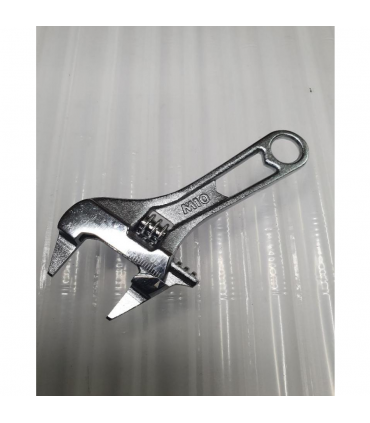 M10 Heavy-Duty Vanadium Steel Stubby Adjustable Wrench