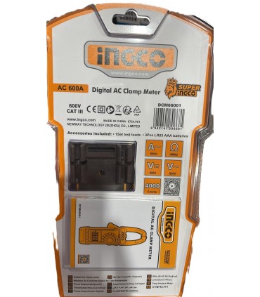 Ingco Digital AC Clamp Meter 4000 Counts