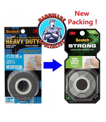 3M Scotch VHB Heavy Duty Mounting Tape For Rough & Uneven Surface KH-19