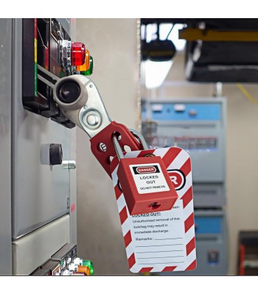 Hardware Specialist Lockout/Tagout Safety Plastic Padlock (Loto Lock)