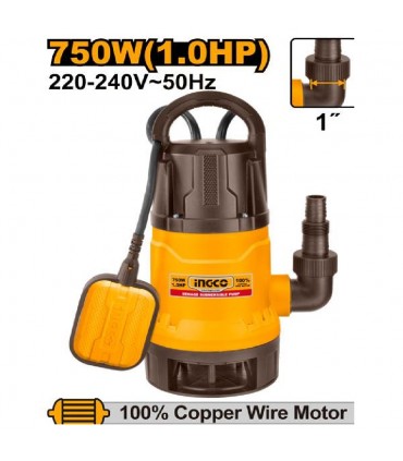 Ingco SPD7508 Sewage Submersible Water Pump - 750W
